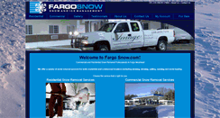 Desktop Screenshot of fargosnow.com