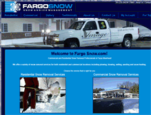 Tablet Screenshot of fargosnow.com